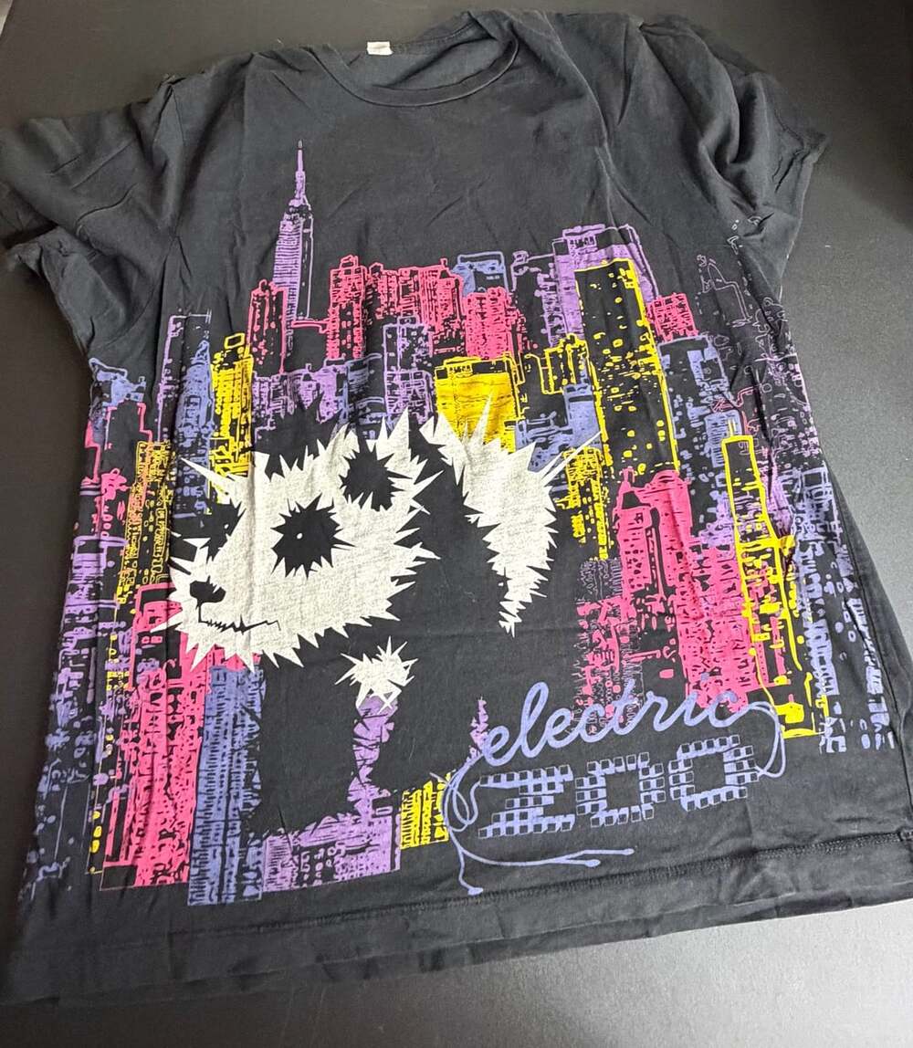 Electric Zoo Panda City Skyline Graphic T-Shirt